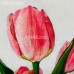 Acrylic Painting of Three Tulips