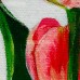 Acrylic Painting of Three Tulips
