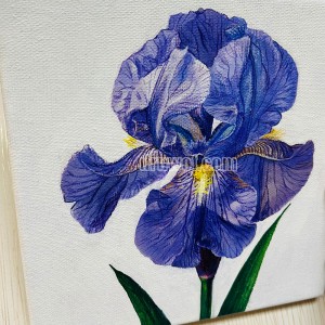 Acrylic Paintings of Iris Flowers