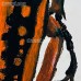 Beetle drawn with oil pastels