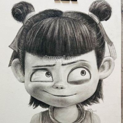 Pencil - drawn Ne Zha