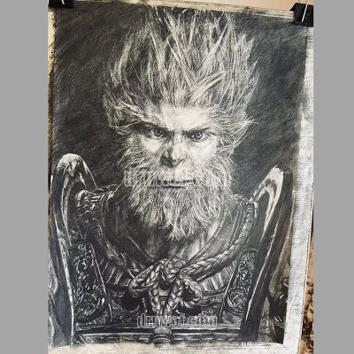 Pencil Drawing of Black Myth: Wukong