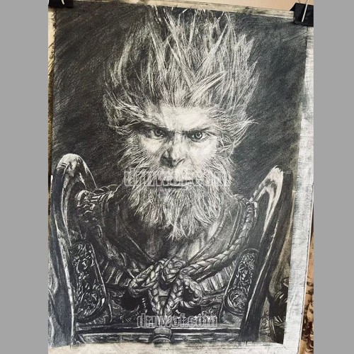 Pencil Drawing of Black Myth: Wukong